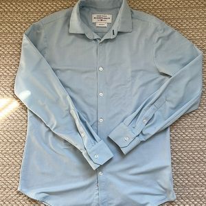 Mizen and Main Spinnaker collection, large trim fit, light blue check